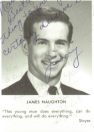 Actor James Naughton High School Photo from Class of 1963 Conard High School West Hartford, CT  